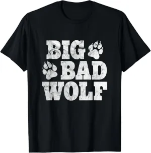 Big Bad Wolf Shirt Halloween Costume Outfit Girls Boys Gift T-Shirt