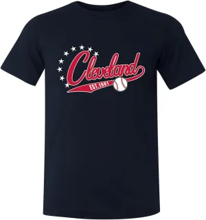 City Baseball Mens T-Shirt Short Sleeve Shirt Gifts Crew Neck Apparel for Baseball Fan Shirt
