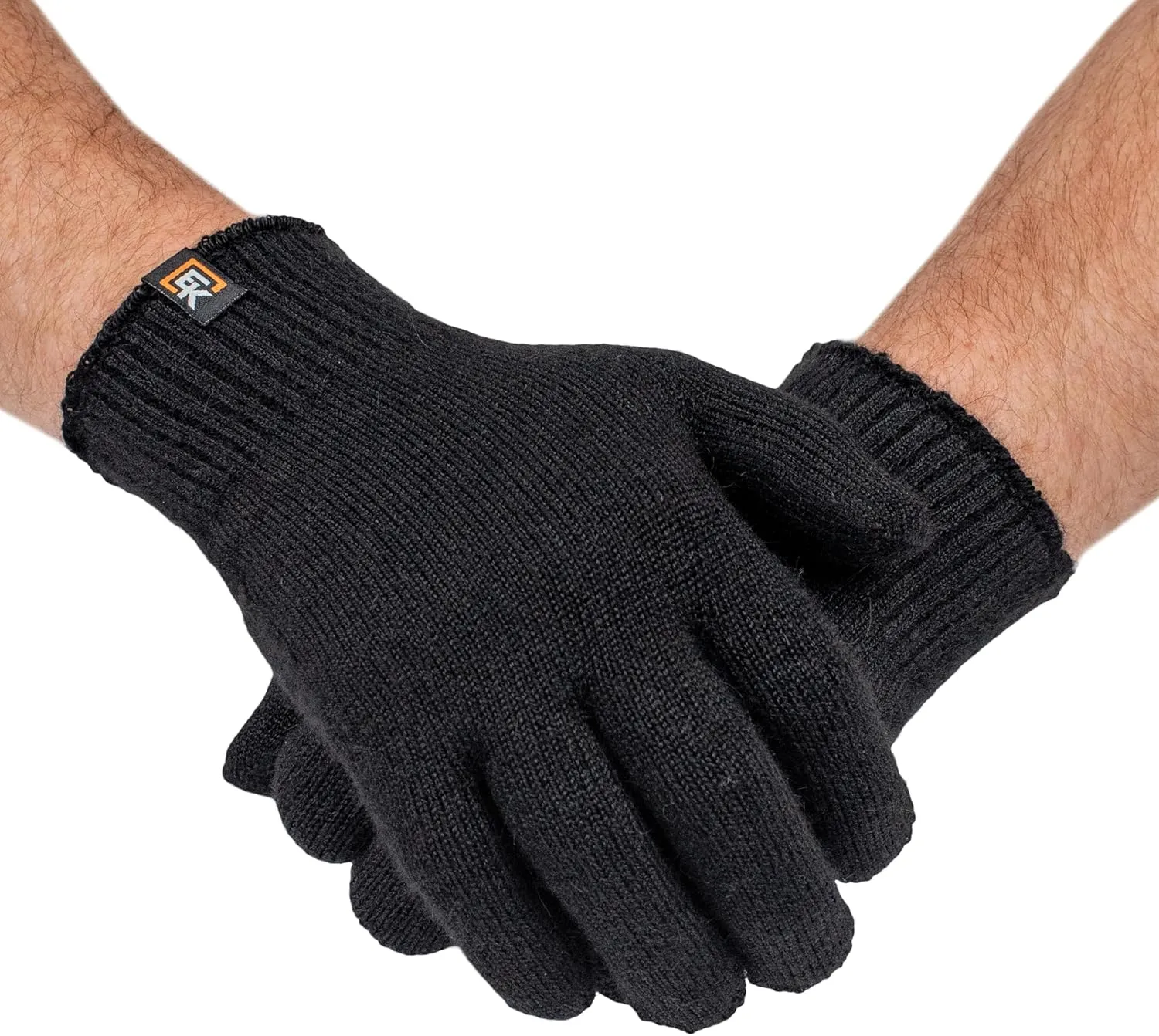 Evolution Knitwear Alpaca Knit Gloves - Super Soft Baby Alpaca - Made in The USA - Large