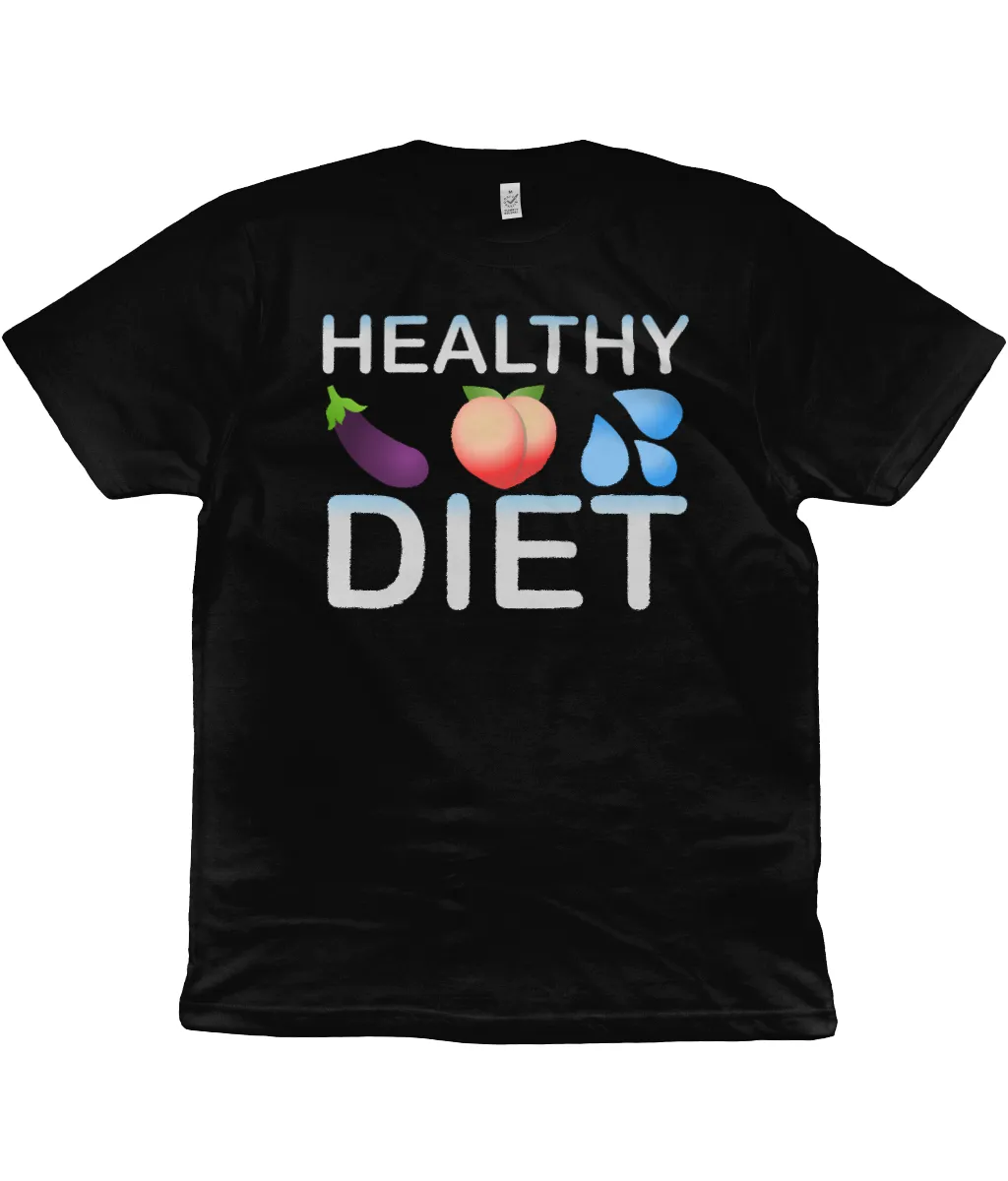 Healthy Diet Organic Cotton T-shirt