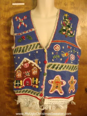 Holiday Sweets Ugly Christmas Sweater Vest