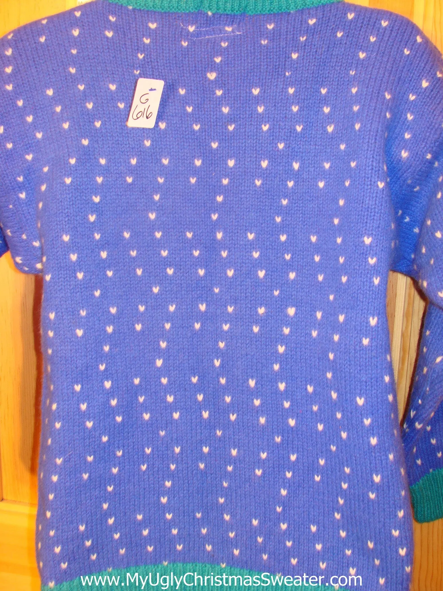 Holy Grail of Ugly Light Up Sweater 80s Gem with Reindeer