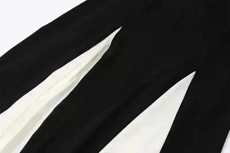 Luxury Women Sleeveless Color Contrast Sling Dress for Wedding Cocktail Evening Party events