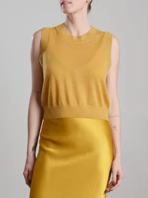 Rumi Crop in Dulce Knitwear - Sun