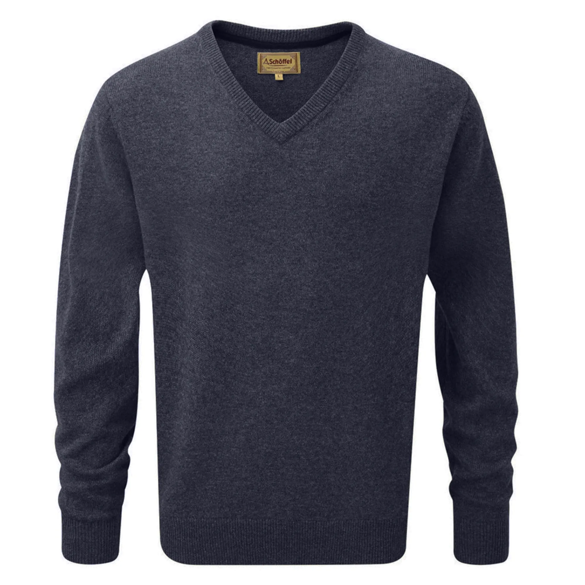 Schoffel Mens Lambswool V Neck Jumper