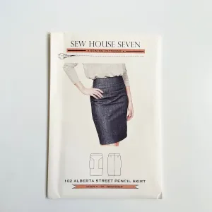 Sew House Seven Patterns : Alberta Street Pencil Skirt