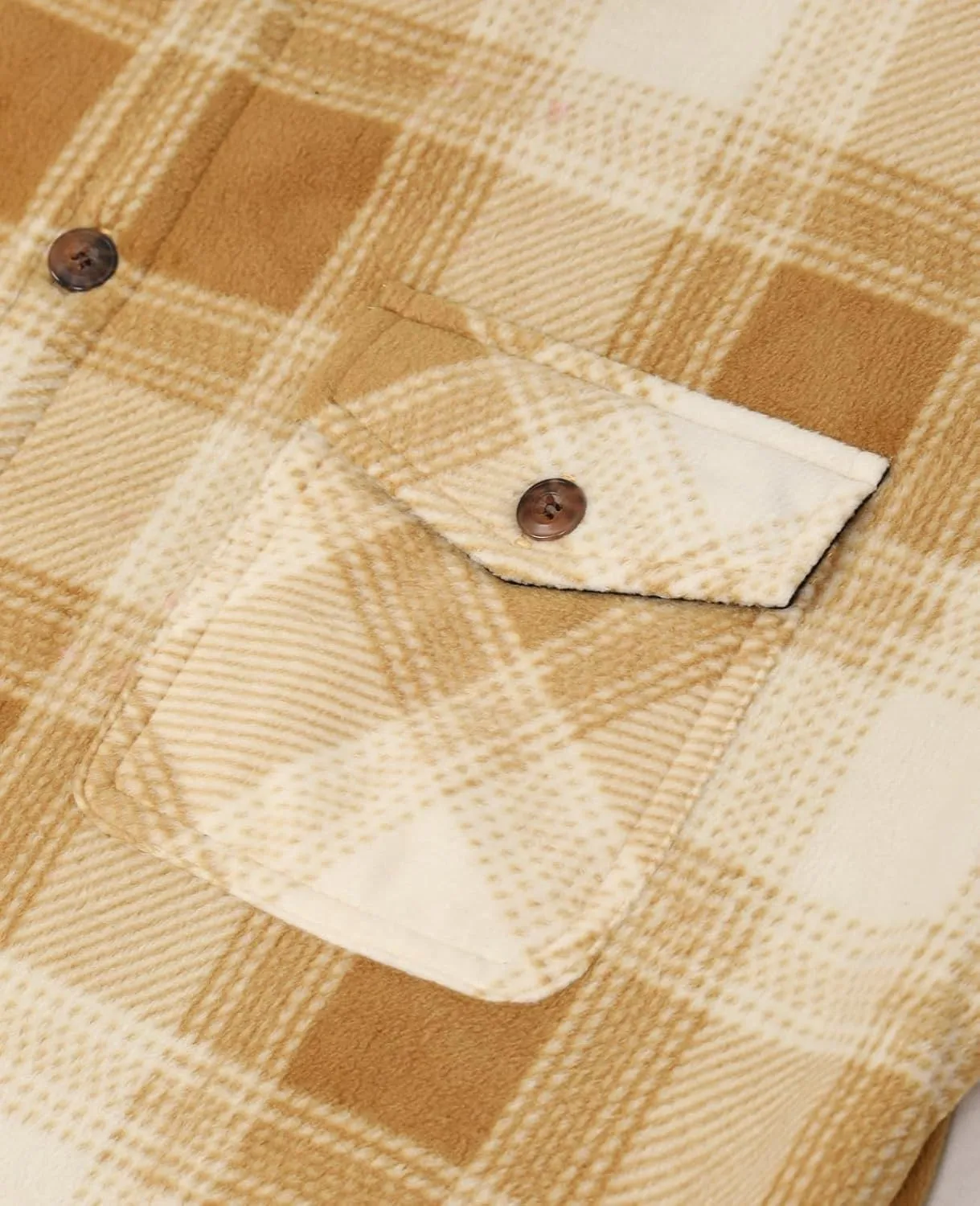ThCreasa Mens Sherpa Fleece Lined Flannel Shirt Jacket Warm Button Down Plaid Shirt-Jac